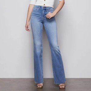 Brand New Good American Good Flare Light Blue Jean